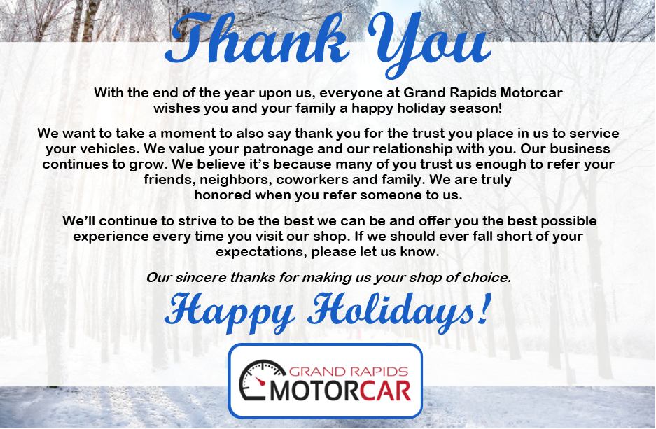 Oil Change Special | Grand Rapids Motorcar